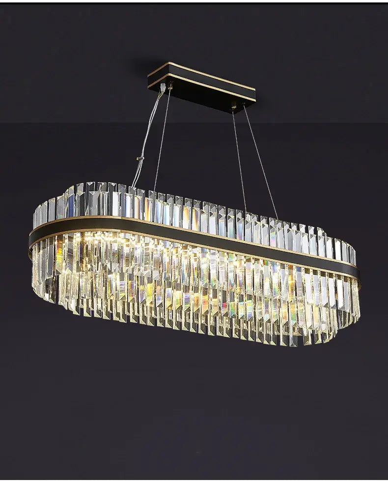 DecorBites™ Luxury LED Crystal Chandelier for Home Decor