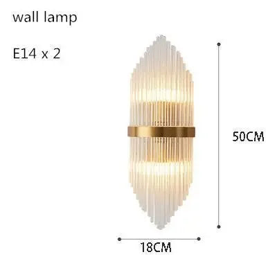Gold Dimmable Crystal Pendant