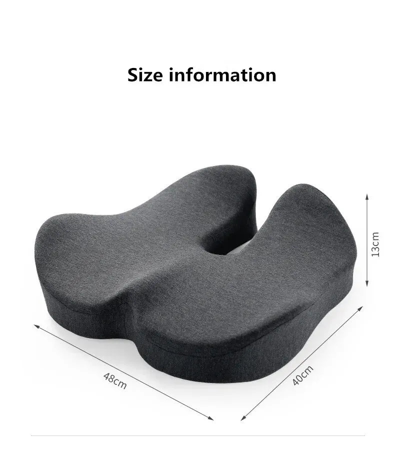 Decobites Rebound Memory Foam Orthopedic Office Chair Cushion for Women with Beautiful Buttocks Support