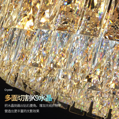DecorBites™ Crystal Chandelier: Luxury Modern Room Lighting for Living Room, Dining Room, Bedroom