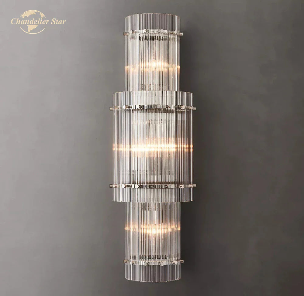 DecorBites™ LED Glass San Marco Round Wall Lamp for Living Room Bedroom Bathroom Decor