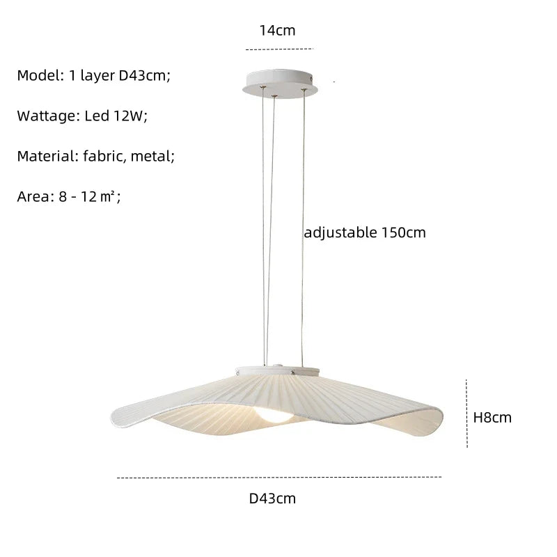 Modern Nordic Fabric Pendant Light