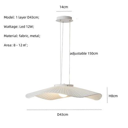 Modern Nordic Fabric Pendant Light