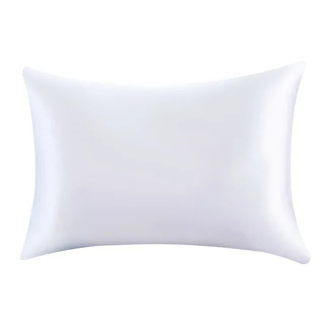 Decobites Soft Satin Pillowcase Set of 1, 48x74cm, Pure Emulation Silk, Solid Color