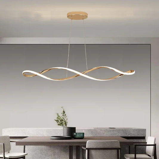 DecorBites™ LED Pendant Light: Modern Hanging Lamp for Living Dining Room Kitchen Bar Loft