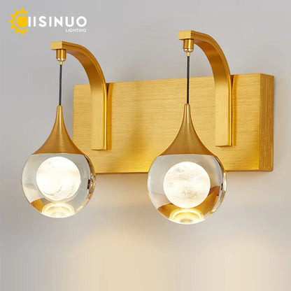 DecorBites™ Crystal LED Wall Sconce for Elegant Home Décor