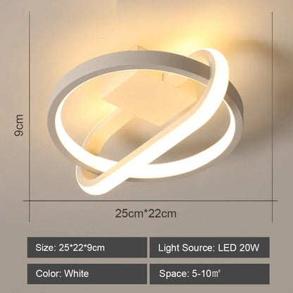 Lámpara de techo LED DecorBites™ para iluminación moderna de salas de estar y dormitorios