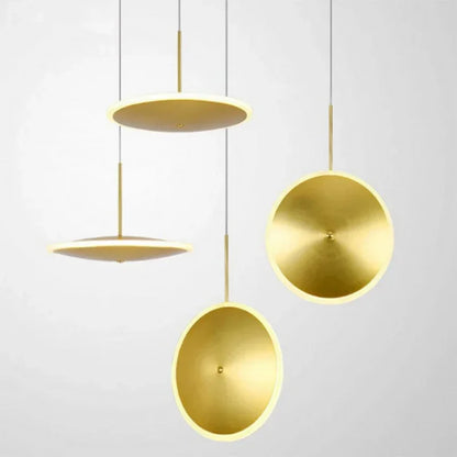 DecorBites™ Gold LED Pendant Ceiling Light for Home Decor & Kitchen Island
