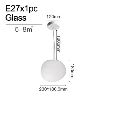 DecorBites™ Cobblestone Wall Lamp: Simple Italian Design for Living Room, Bedroom & Study