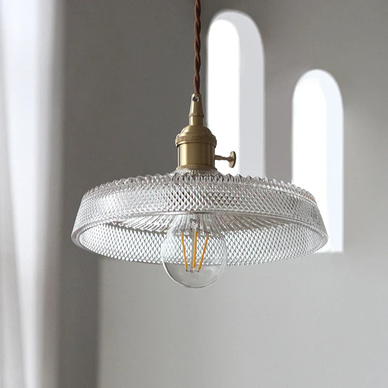 DecorBites™ Clear Glass LED Pendant Light - Modern Nordic Design - Adjustable Hanging Lamp