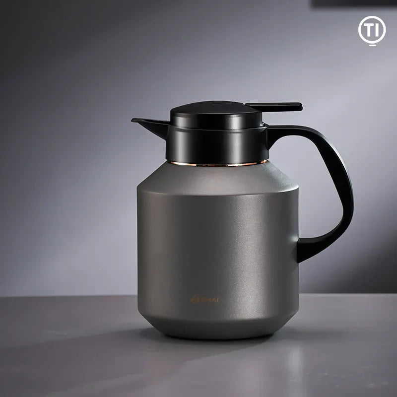 DecorBites™ Insulation Pot: Large Capacity Vacuum Flask with One Key Temperature Display
