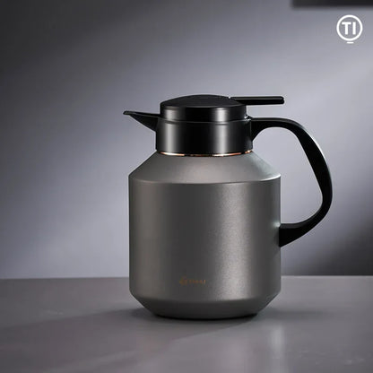 DecorBites™ Insulation Pot: Large Capacity Vacuum Flask with One Key Temperature Display