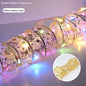 Christmas Ribbon Fairy Light String Merry Christmas Decorations For Home 2024 Xmas Tree Ornament Xmas Navidad Gift New Year 2025