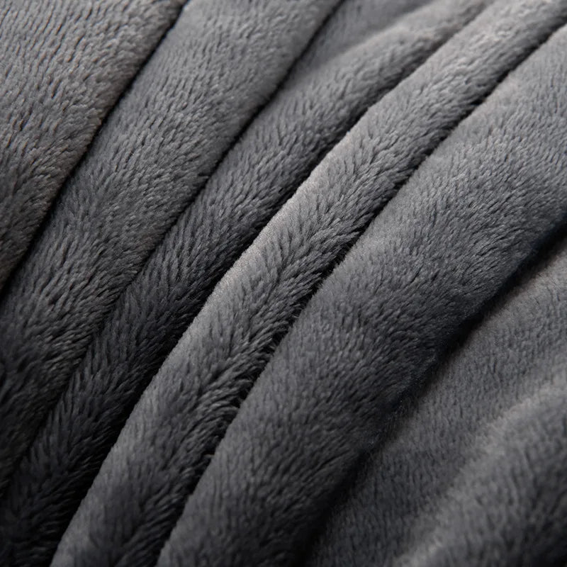 Manta de franela acogedora DecorBites™: Funda de sofá multifuncional para adultos