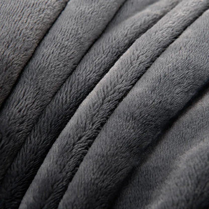 Manta de franela acogedora DecorBites™: Funda de sofá multifuncional para adultos