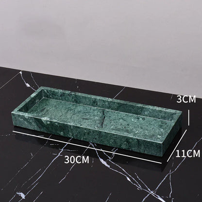 DecorBites™ Green Marble Bathroom Set: Dispenser, Dish, Holder, Tissue Box & Accessories