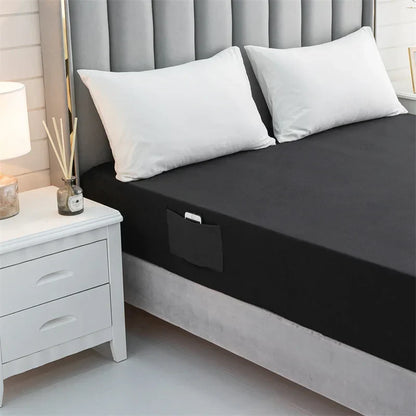 Decobites Luxe Sanding Fitted Sheet: High-Quality King Queen Bed Linen