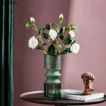 Jarrón de cristal transparente DecorBites™ para arreglos florales hidropónicos