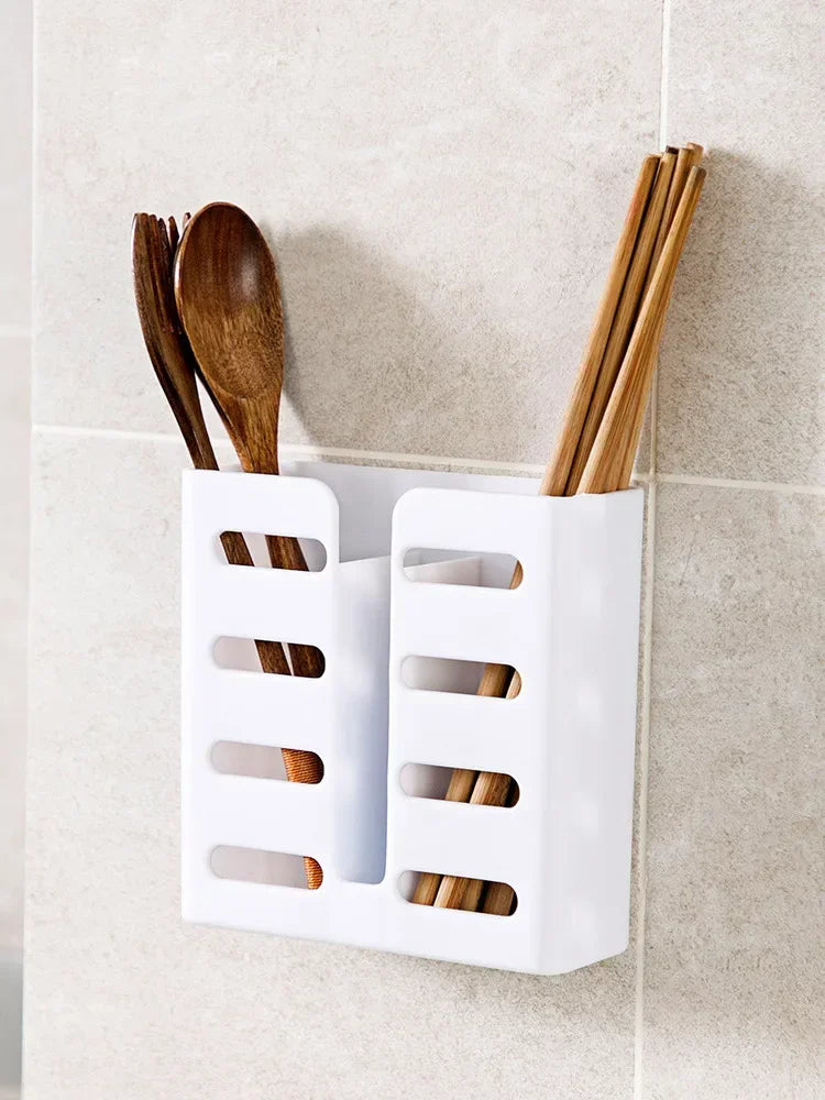 Organizador de Utensilios de Cocina Decorbites™ - Almacenamiento de Montaje en Pared para Cubiertos y Vajilla