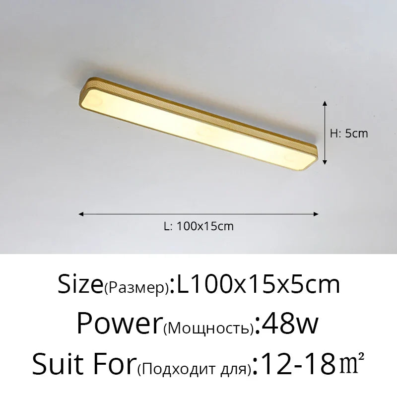 Sleek LED Ceiling Chandelier