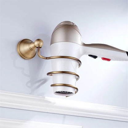 DecorBites™ Bronze Bathroom Accessories Set: Towel Rack, Toilet Brush Holder, Soap Dish, Towel Shelf