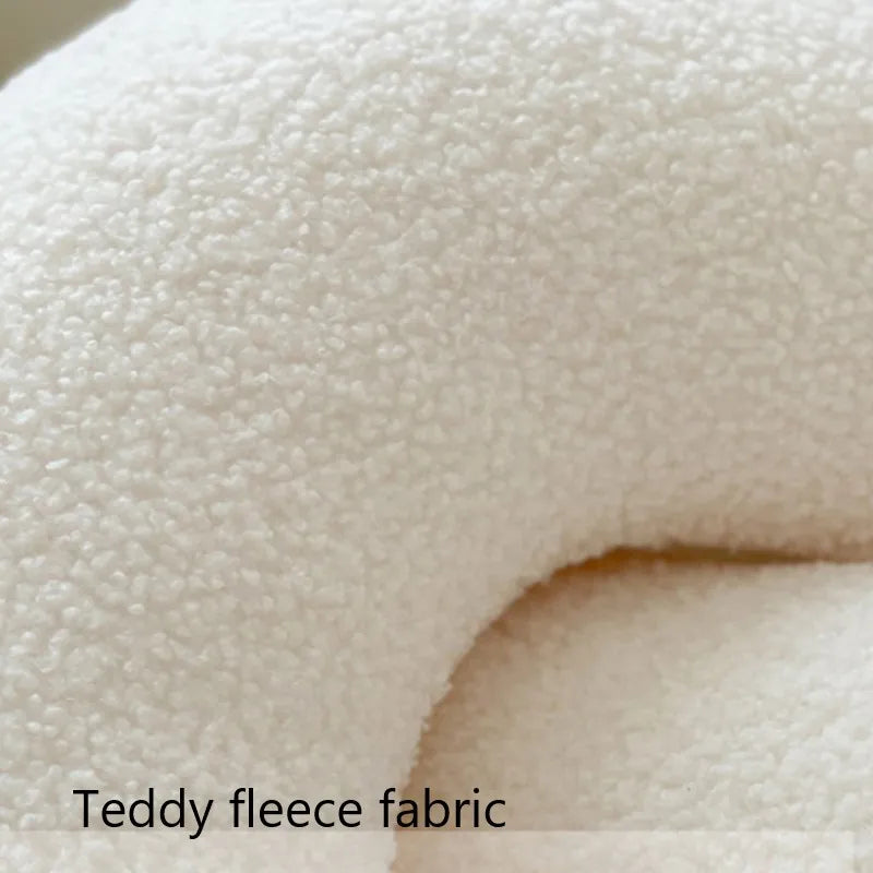 DecorBites™ Kids Comfort Knotted Cushion: Handmade & Bendable for Couch, Bed, Car, Office.