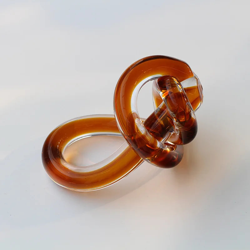 ديكورات منزلية من ديكوربايتس™ بعقدة خيط زجاجية هندسية