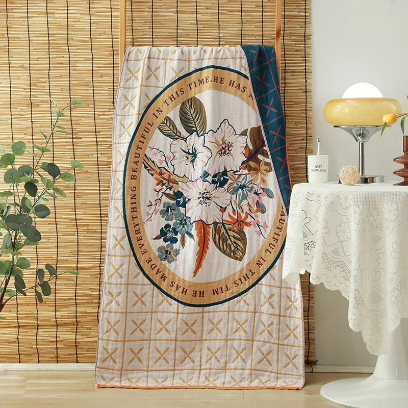 مناشف حمام DecorBites™ القطنية والشاشية للكبار: فاخرة، سريعة الجفاف، ناعمة، وماصة