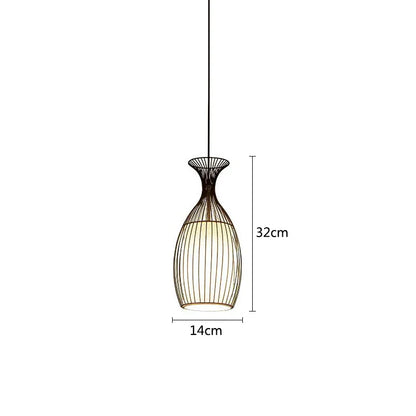 DecorBites™ Iron Cage Pendant Lights for Dining Living Room Bar Cafe Restaurant Industrial Style