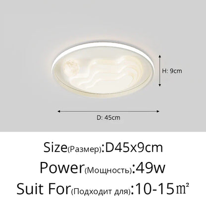 DecorBites™ LED Chandelier: Modern Lighting Fixture for Home Decor, White Lustre Lights