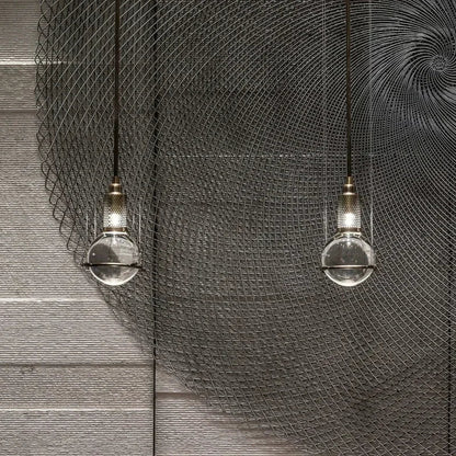 Lámpara colgante LED DecorBites™ con forma de bola de cristal para comedor, restaurante y dormitorio