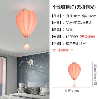 DecorBites™ Hot Air Balloon Lamp: Dreamy Kids Room Decor