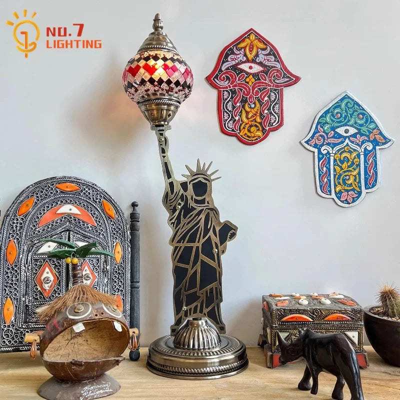 Decorbites™ Freiheitsstatue Vintage-Tischleuchte LED E14 Klassisches Design