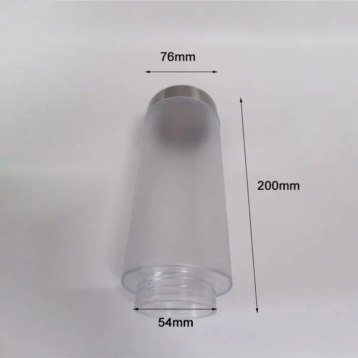 DecorBites™ مصباح مسار عمود المناظر الطبيعية باللون الأسود والفضي لتزيين الحديقة