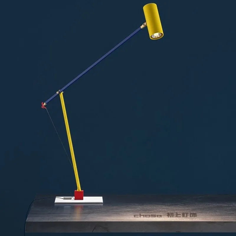 Decorbites™ Bunte COB-Tischlampe: Verstellbares Gelenk, Art-Deco-Stil für Schlafzimmer & Arbeitszimmer