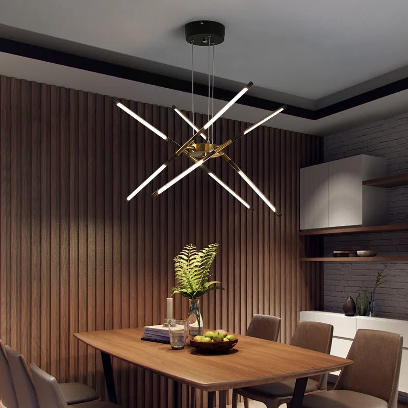 Lámpara de techo de LED Gold™ Decorbites para sala de estar, dormitorio y cocina - Luz colgante regulable