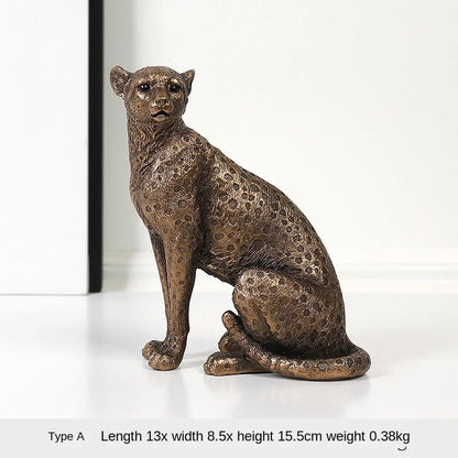 DecorBites™ Leopard Statue Decoration - Modern Home Office Decor-Gifts