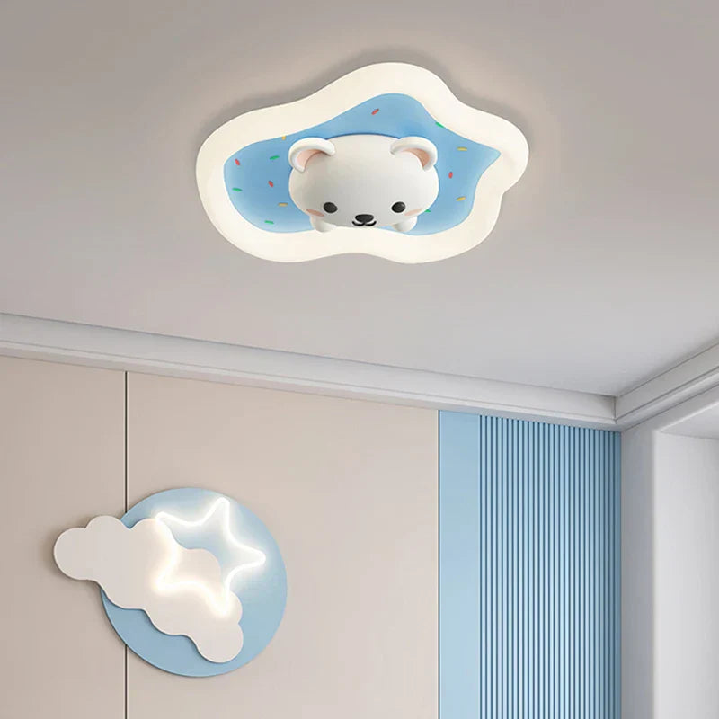Pink Blue Ceiling Lamp