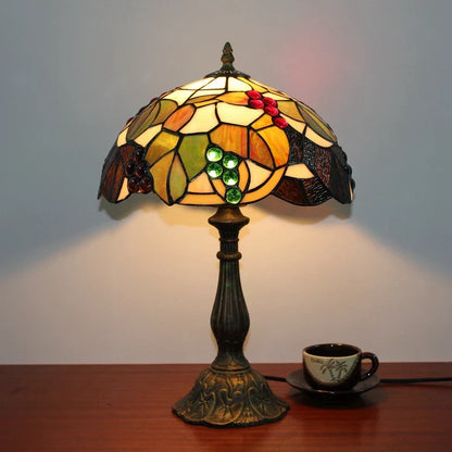 Decorbites™ Libelle Tiffany Bleiglas Tischlampe Vintage Schreibtisch Restaurant Schlafzimmer Beleuchtung