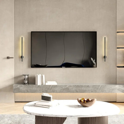 مصباح حائط LED من DecorBites™ بقوة 6 وات مع مفتاح دفع لغرفة المعيشة وجانب السرير