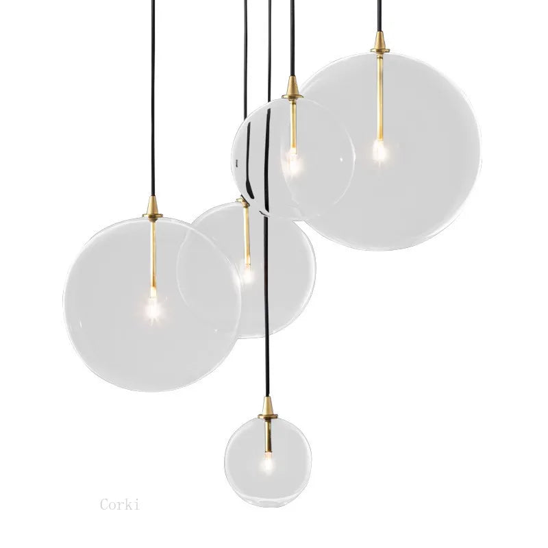 Decorbites™ Glas-Kugelleuchter: Moderne Vintage-Loft-Küchen-Hängeleuchte