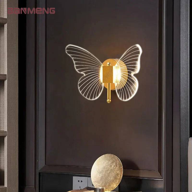 DecorBites™ Butterfly Nordic LED Wall Lamp Modern Sconces Lights for Home Decor