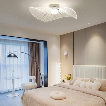DecorBites™ Lotus Leaf LED Chandelier: Modern Nordic Dimming Pendant Light for Living Room and Bedroom