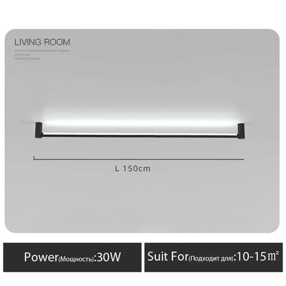 DecorBites™ Black Bar Linear Wall Light for Living and Dining Room Lighting