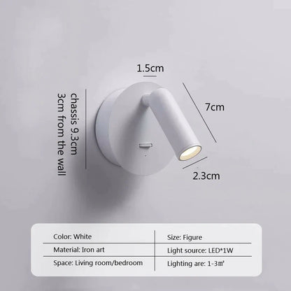 DecorBites™ LED Wall Lamp Adjustable Rotation 5W Spotlight