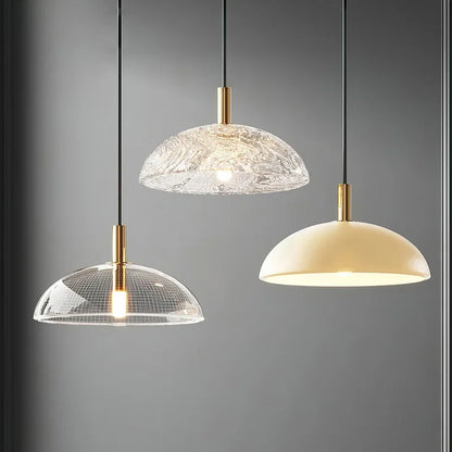 DecorBites™ Glass Pendant Light: Stylish Ceiling Lamp for Home Kitchen Dining Room Entryway