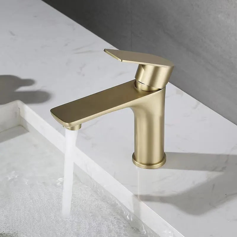 DecorBites™ High Spout Luxury Hot Cold Water Basin Faucet for Bathroom Toilet Bathtub