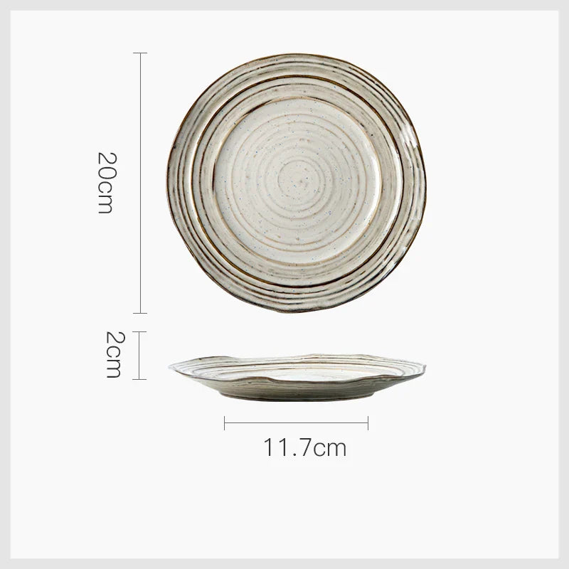 DecorBites™ Ceramic Japanese Style Dish Bowl Set
