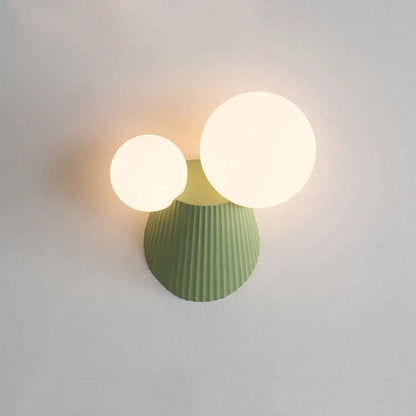 ديكور بايتس™ مصباح حائط على شكل صبار لغرفة الأطفال، إضاءة مبتكرة بجانب السرير في غرفة النوم، ديكور بسيط لغرفة المعيشة.