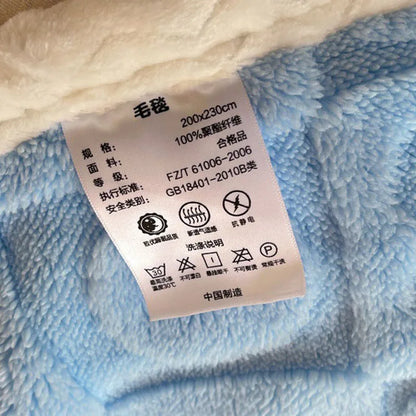 DecorBites™ Heart Shaped Cut Flowers Flannel Fleece Blanket